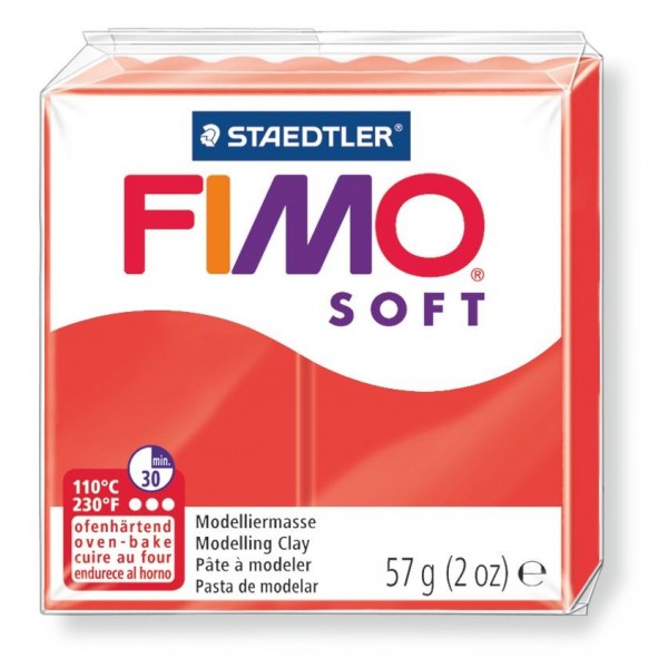 FIMO SOFT, veidošanas masa, indiāņu sarkans, 24