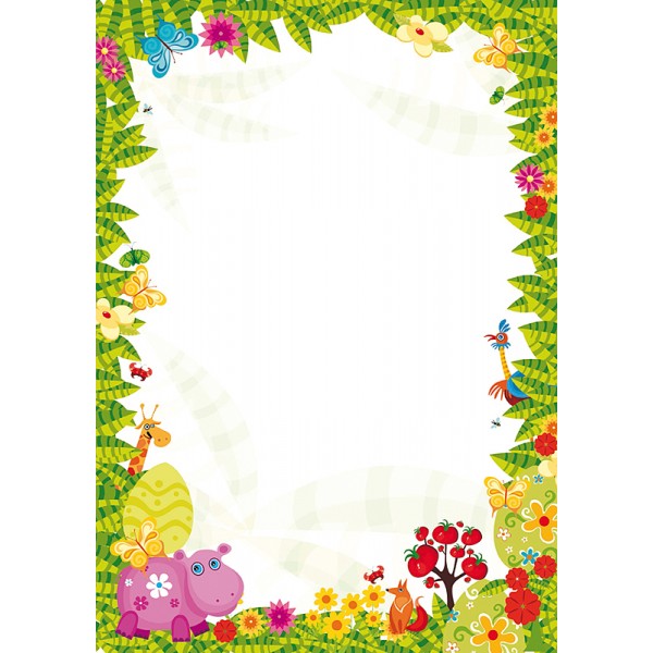 Dekoratīvais papīrs diplomiem 170g/m² A4, Džungļi