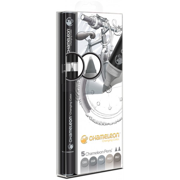 CHAMELEON 5 pelēko toņu komplekts
