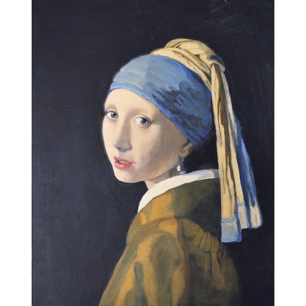 Glezna pēc numuriem Nassou, The Old Masters, Meitene ar pērļu auskaru