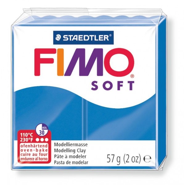 FIMO SOFT, veidošanas masa, okeāna zila, 37