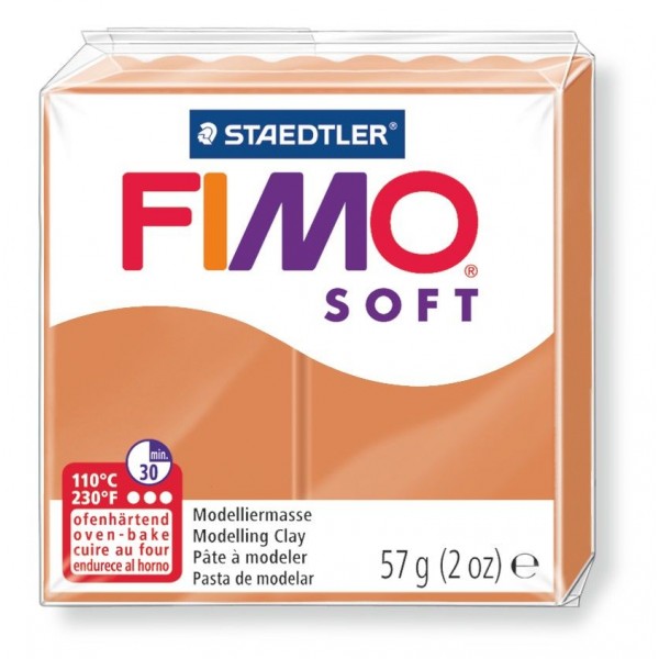 FIMO SOFT, veidošanas masa, konjaka, 76