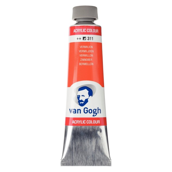 Akrila kr. van Gogh, vermilion 311, cinobra