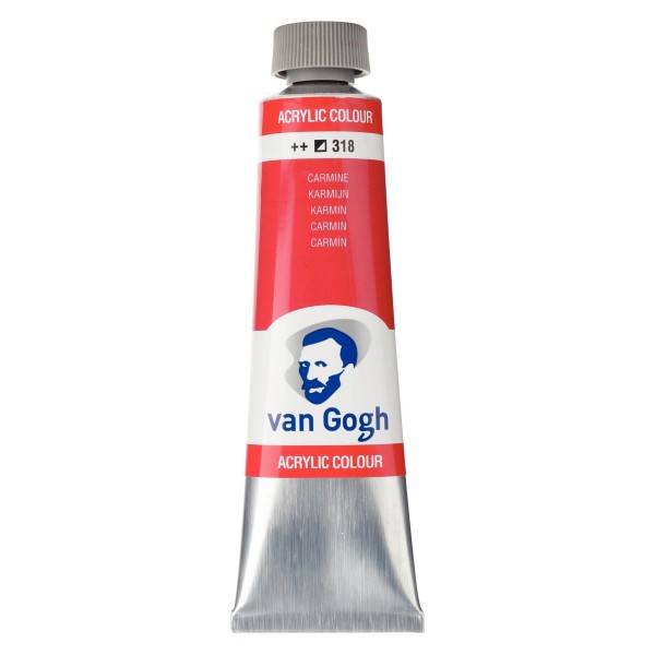 Akrila kr. van Gogh, carmine 318, karmīns