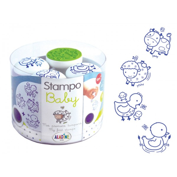 Zīmogu komplekts Aladine Stamp Baby Ferme , Mazuļu ferma