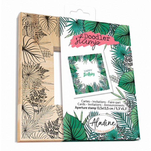 Aladine zīmogs '' Doodler Stamp Tropical'' 13.5 x 13.5 cm 