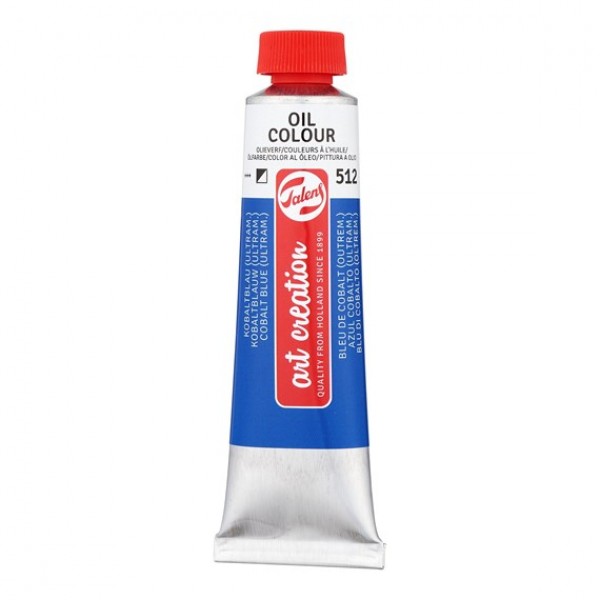Art Creation eļļas krāsa 40 ml  - Cobalt Blue (Ultramarine) 512, kobalta zils (ultramarīns)