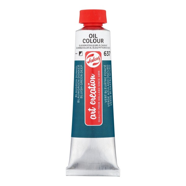 Art Creation eļļas krāsa 200ml  - Bluish green deep 637, tumši  zilganzaļa 