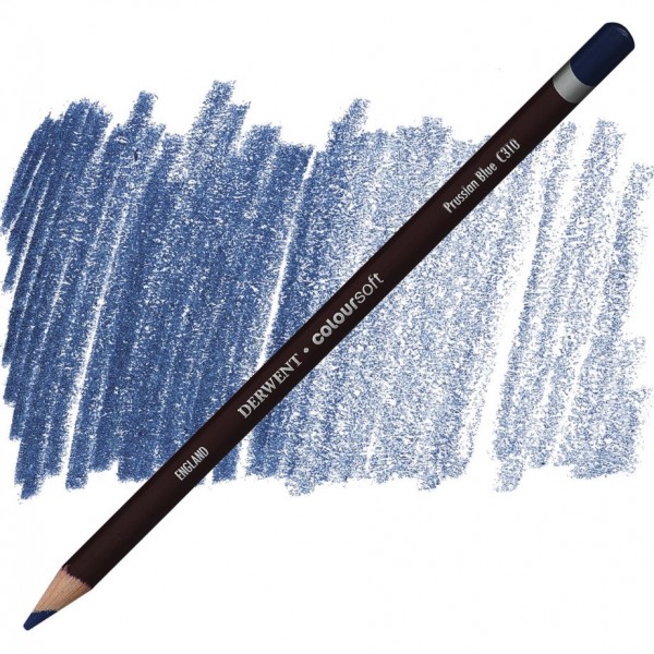 Zīmulis Derwent Coloursoft Prussian Blue C310