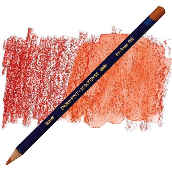 Akvareļu zīmulis Derwent Inktense 0260, burnt orange
