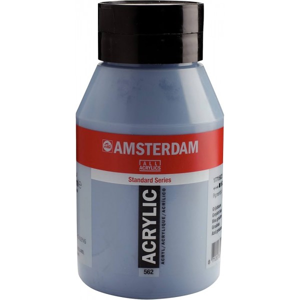 Akrila Krāsa Amsterdam  Greyish Blue 562, pelēkzils, 1000 ml 