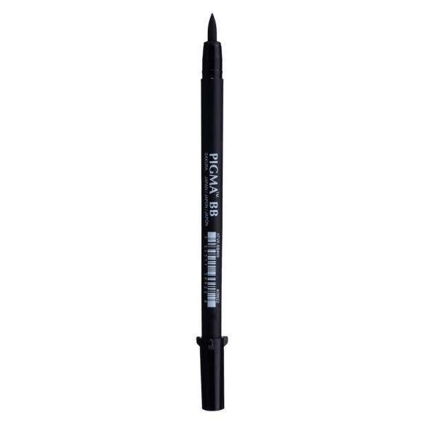 Otas tipa flomasteris Sakura Pigma Brush  BB, bold, Melns Nr.49