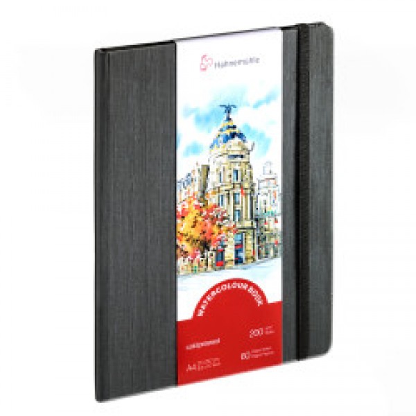 Akvareļu grāmata Hahnemuhle A4, 200g/m, 60lp