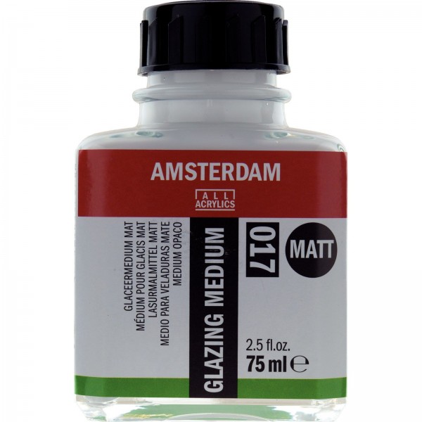 Lazēšanas mēdijs akrilam Amsterdam 017, matēts, 75ml