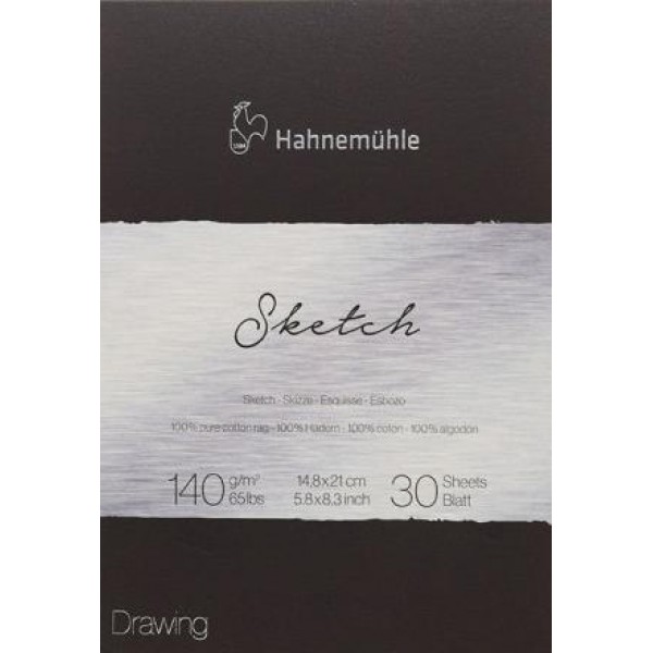 Skiču bloks Hahnemuhle, A5, 140 gr, 30 lp, 100% kokvilna