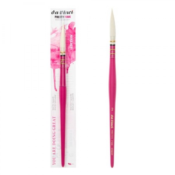 Akvareļu ota da Vinci Pretty Pink 494,  Nr.2