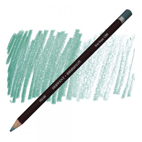Zīmulis Derwent Coloursoft Grey Green, pelēkzaļš C390