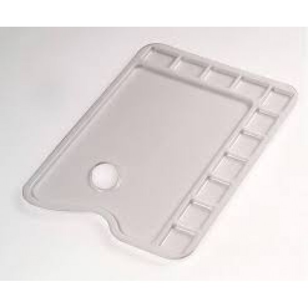 Plastmasas palete Lefranc, balta, 34x24 cm