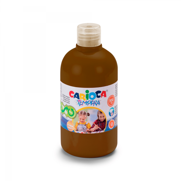 Tempera CARIOCA, Tumši brūna, 500 ml