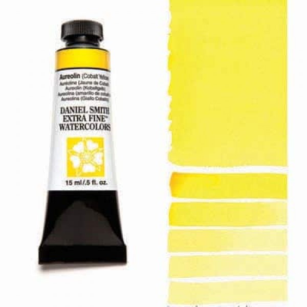 Akvareļkrāsa Daniel Smith 15 ml; Aureolin, aureolīns