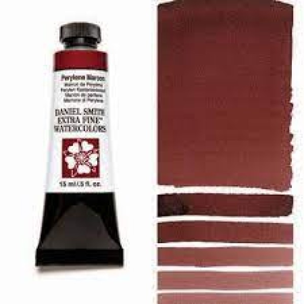 Akvareļkrāsa Daniel Smith 15 ml; Perylene Maroon , perilēna kastaņbrūns