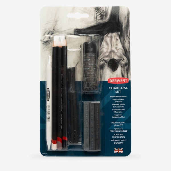 Derwent Komplekts skicēšanai un zīmēšanai ar ogli 