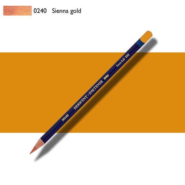 Akvareļu zīmulis Derwent Inktense 0240, sienna gold