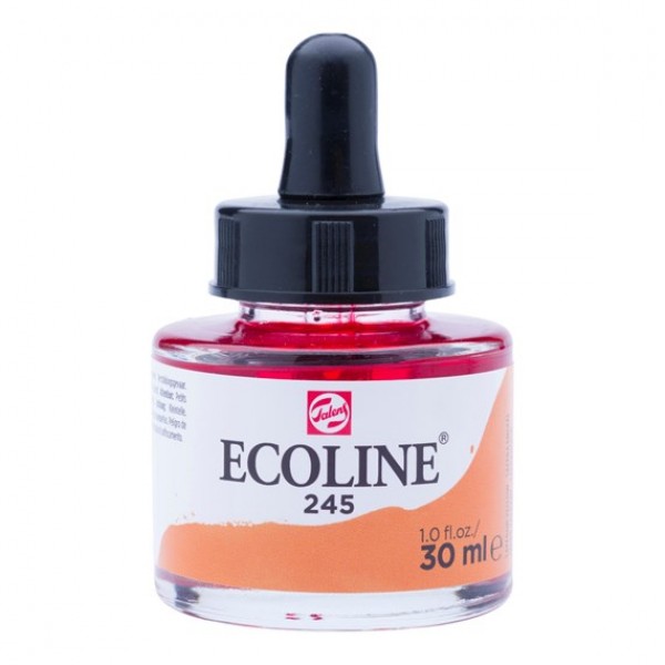 Ecoline šķidrā akvareļu krāsa 30ml, safrāna dzeltens 245