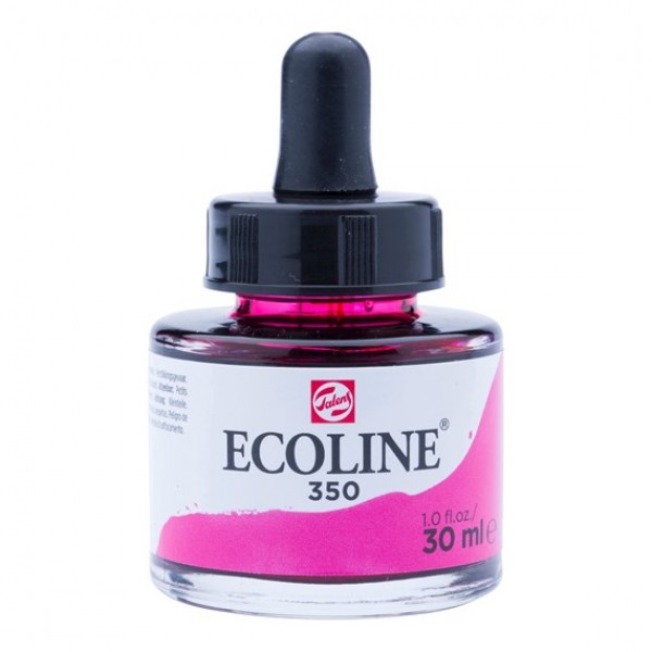 Ecoline šķidrā akvareļu krāsa 30ml, fuksija 350