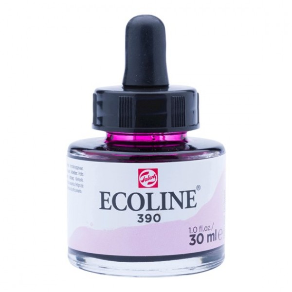 Ecoline šķidrā akvareļu krāsa 30ml, pasteļu rozā 390