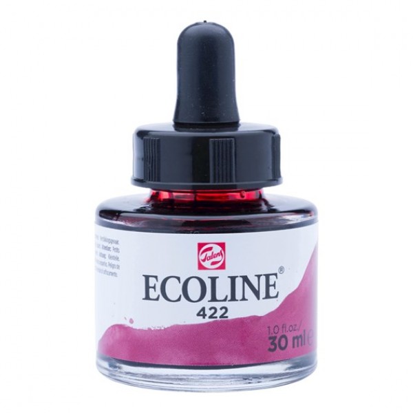 Ecoline šķidrā akvareļu krāsa 30ml, sarkanbrūns 422