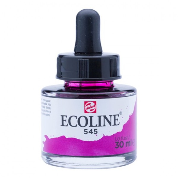 Ecoline šķidrā akvareļu krāsa 30ml, sarkanviolets 545