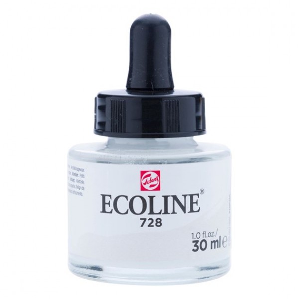 Ecoline šķidrā akvareļu krāsa 30ml, silti pelēks gaišs 728