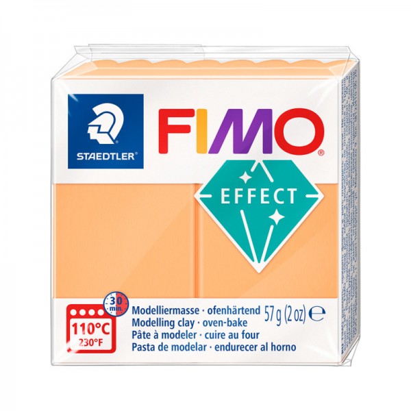 FIMO EFFECT, veidošanas masa neona oranža, 401, 57 gr