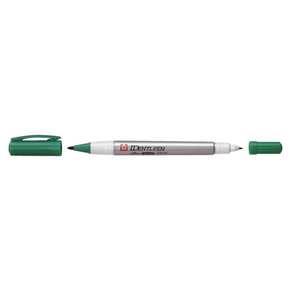 Permanentais marķieris Sakura Identi-Pen, zaļš Nr. 29