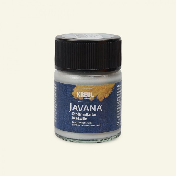 Tekstila krāsa  Javana Metallic, sudrabs, 50 ml