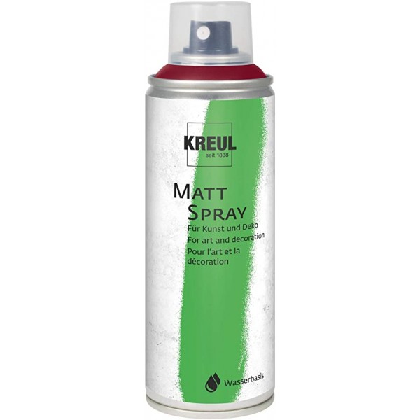 KREUL Matt Spray Aerosola Krāsa 200 Ml;  Vīna Sarkans  Nr. 76316