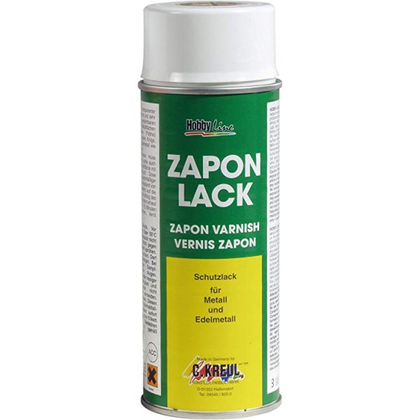 Pūšamā laka metālam Kreul Zapon, 150 ml