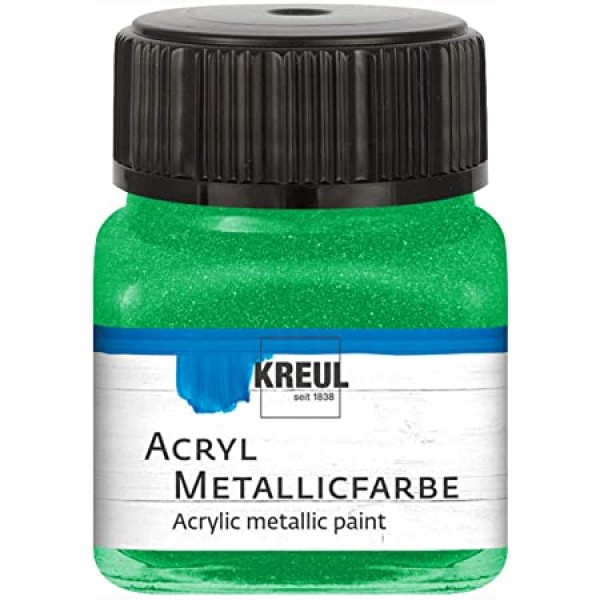 Metāliska akrila krāsa C. Kreul '' Metallicfarbe'' zaļš ; 77277; 20 ml 