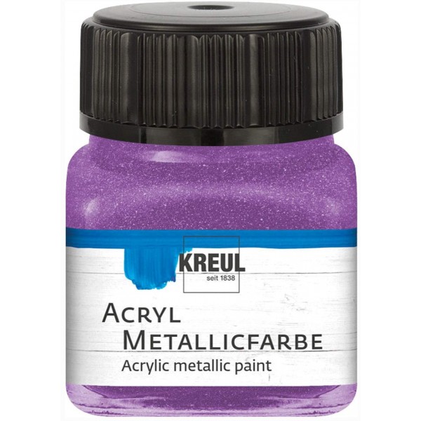 Metāliska akrila krāsa C. Kreul '' Metallicfarbe'' violeta ; 77281; 20 ml 