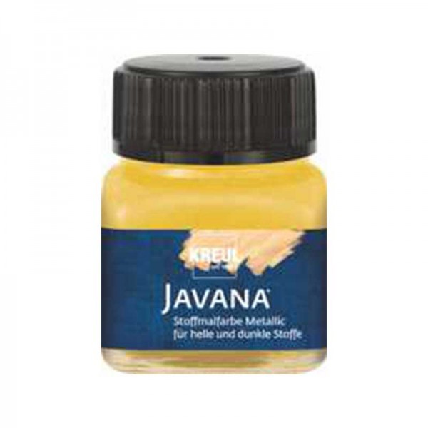 Tekstila krāsa  Javana Metallic, zelts, 20 ml