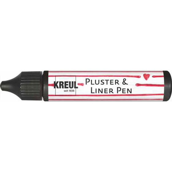 Universālā krāsa Kreul  Pluster&Liner Pen 29ml, 49819, melns