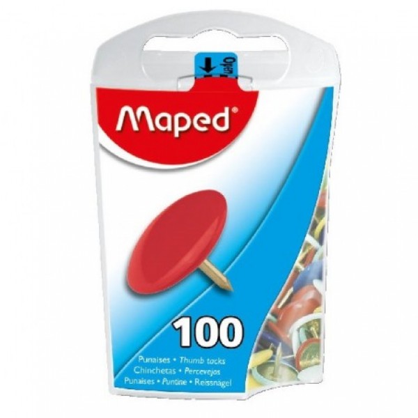 Spraudītes MAPED, krāsainas, 100 gab
