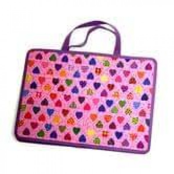 Mape ar rāvējslēdzi Polimer 460x340mm, ar flamingo