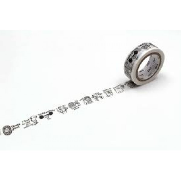 Dekorativā līmlente MT 15mm x 7m, Cup of Therapy