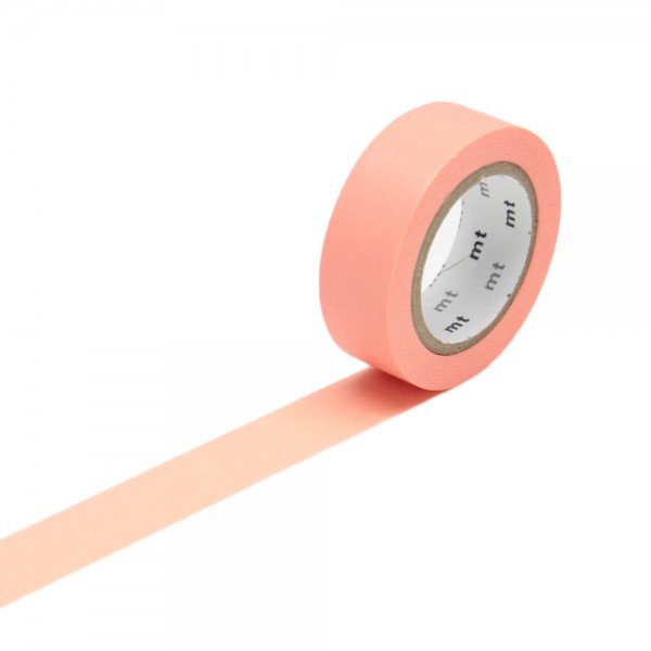 Dekorativā līmlente MT 15mm x 7m, salmon pink, laškrāsa