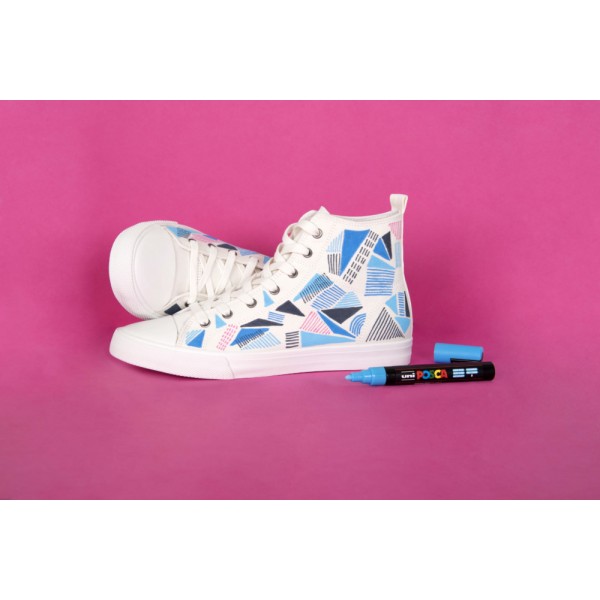 POSCA marķieris PC-17K chisel shaped, 15.0 mm, Balts 1