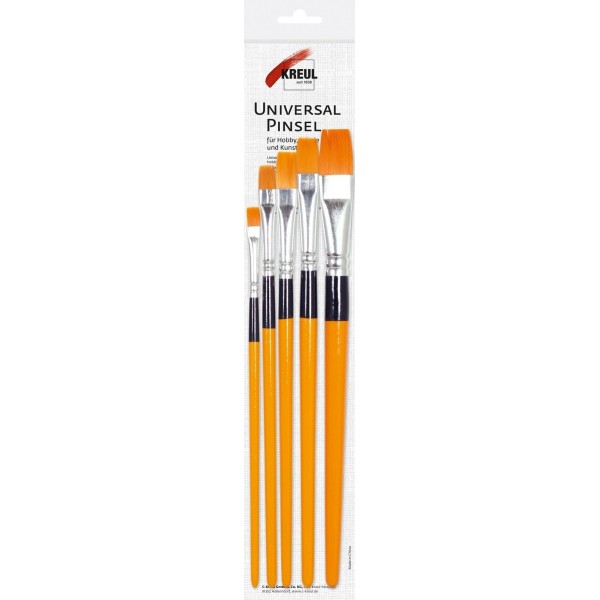  Sintētisko otu komplekts KREUL Universal,  5 plakanās otas (Art. 723030)