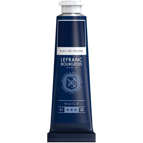 Eļļas krāsa Lefranc&Bourgeois Prussian Blue 046, Prūšu zils, 40 ml