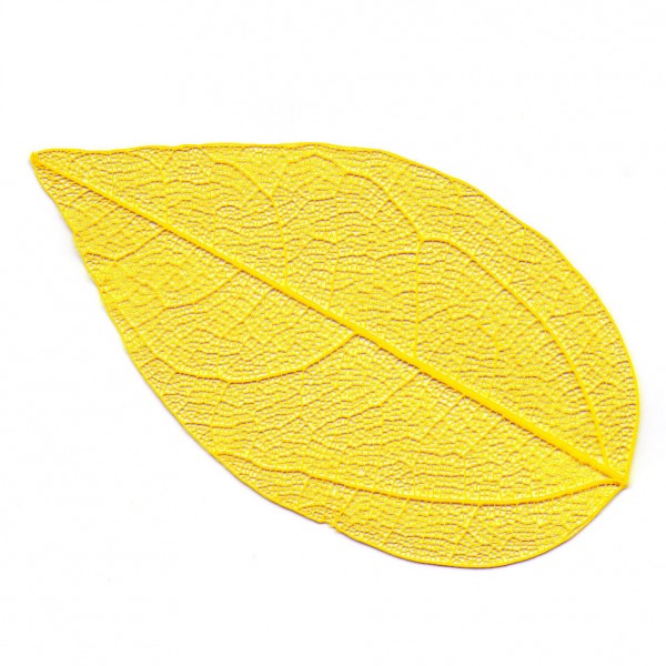 Dekoratīvas lapiņas 4-6 cm, dzeltenas